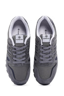 Hammer Jack Men's Gray Leather Sneaker | Derimod Hammer Jack Men's Gray Leather Sneaker | Derimod