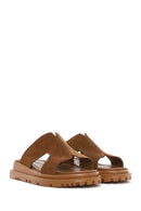 Women's Tan Thick-Soled Suede Leather Slippers
| Derimod
Women's Tan Thick-Soled Suede Leather Slippers
| Derimod