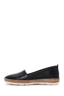 Women's Black Leather Comfort Loafer | Derimod Women's Black Leather Comfort Loafer | Derimod