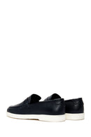 Erkek Lacivert Deri Loafer | Derimod Erkek Lacivert Deri Loafer | Derimod