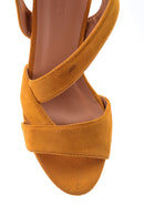 Women's Suede Platform Heeled Shoes | Derimod Women's Suede Platform Heeled Shoes | Derimod