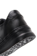 Men's Black Leather Sneaker | Derimod Men's Black Leather Sneaker | Derimod