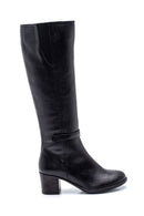 Women's Zippered Heeled Boots | Derimod Women's Zippered Heeled Boots | Derimod