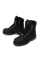 Harley Davidson Erkek Siyah Nogales Nubuk Deri Bot | Derimod Harley Davidson Erkek Siyah Nogales Nubuk Deri Bot | Derimod