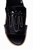 Women's Stone Detailed Sandals | Derimod Women's Stone Detailed Sandals | Derimod