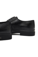 Men's Black Lace-up Leather Casual Shoes | Derimod Men's Black Lace-up Leather Casual Shoes | Derimod