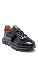 Erkek Deri Süet Detaylı Sneaker | Derimod Erkek Deri Süet Detaylı Sneaker | Derimod