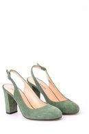 Women's Suede Heeled Shoes | Derimod Women's Suede Heeled Shoes | Derimod