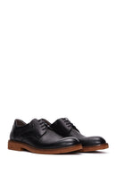 Men's Black Leather Printed Casual Shoes | Derimod Men's Black Leather Printed Casual Shoes | Derimod