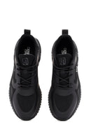 Derimod Zero Men's Black Lace Up Fabric Sneaker | Derimod Derimod Zero Men's Black Lace Up Fabric Sneaker | Derimod