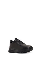 Kadın Siyah Bağcıklı Deri Sneaker | Derimod Kadın Siyah Bağcıklı Deri Sneaker | Derimod
