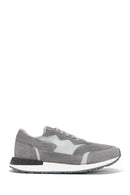 Erkek Gri Deri Sneaker | Derimod Erkek Gri Deri Sneaker | Derimod