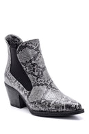 Women's Snakeskin Detailed Boots | Derimod Women's Snakeskin Detailed Boots | Derimod