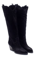 Women's Suede Heeled Boots | Derimod Women's Suede Heeled Boots | Derimod