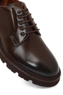 Men's Brown Lace-Up Leather Casual Shoes | Derimod Men's Brown Lace-Up Leather Casual Shoes | Derimod