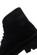 Men's Black Nubuck Leather Casual Boots | Derimod Men's Black Nubuck Leather Casual Boots | Derimod
