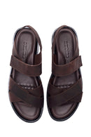 Men's Nubuck Leather Sandals | Derimod Men's Nubuck Leather Sandals | Derimod