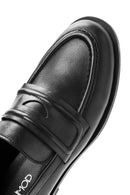 Kadın Siyah Klasik Deri Loafer | Derimod Kadın Siyah Klasik Deri Loafer | Derimod