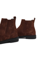 Men's Brown Suede Leather Chelsea Boot | Derimod Men's Brown Suede Leather Chelsea Boot | Derimod