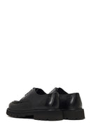 Men's Black Lace-Up Thick-Soled Leather Casual Shoe | Derimod Men's Black Lace-Up Thick-Soled Leather Casual Shoe | Derimod
