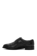 Men's Black Laced Leather Classic Shoes | Derimod Men's Black Laced Leather Classic Shoes | Derimod