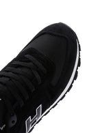 Hammer Jack Erkek Siyah Peru Süet Deri Sneaker | Derimod Hammer Jack Erkek Siyah Peru Süet Deri Sneaker | Derimod