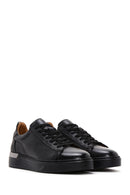 Men's Black Leather Sneaker | Derimod Men's Black Leather Sneaker | Derimod