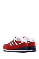 Hammer Jack Erkek Kırmızı Süet Deri Kolombiya M Sneaker | Derimod Hammer Jack Erkek Kırmızı Süet Deri Kolombiya M Sneaker | Derimod