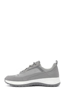 Erkek Gri Bağcıklı Kalın Tabanlı Sneaker | Derimod Erkek Gri Bağcıklı Kalın Tabanlı Sneaker | Derimod