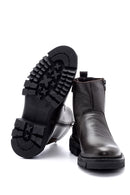 Men's Zippered Leather Boots | Derimod Men's Zippered Leather Boots | Derimod