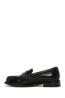 Kadın Siyah Deri Maskülen Loafer | Derimod Kadın Siyah Deri Maskülen Loafer | Derimod