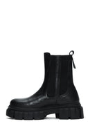 Women's Black Leather Chelsea Boots | Derimod Women's Black Leather Chelsea Boots | Derimod