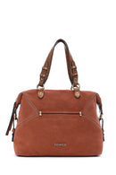 Kadın Kahverengi Süet Kol Çantası | Derimod Kadın Kahverengi Süet Kol Çantası | Derimod