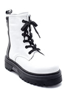 Women's Leather Zipper Detailed Boots | Derimod Women's Leather Zipper Detailed Boots | Derimod