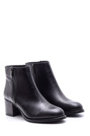 Women's Zippered Heeled Boots | Derimod Women's Zippered Heeled Boots | Derimod