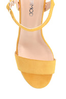 Women's Suede Heeled Sandals | Derimod Women's Suede Heeled Sandals | Derimod