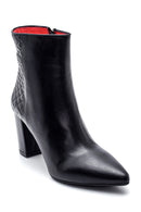 Women's Leather Gritti For Derimod Heeled Boots | Derimod Women's Leather Gritti For Derimod Heeled Boots | Derimod