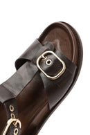 Women's Brown Ankle Strap Leather Sandals | Derimod Women's Brown Ankle Strap Leather Sandals | Derimod