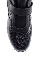 Women's Leather Snake Pattern Shoes | Derimod Women's Leather Snake Pattern Shoes | Derimod