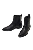 Women's Black Leather Chelsea Boot | Derimod Women's Black Leather Chelsea Boot | Derimod