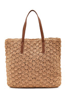 Women's Straw Shoulder Bag | Derimod Women's Straw Shoulder Bag | Derimod