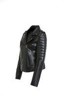 Flash Women's Leather Jacket | Derimod Flash Women's Leather Jacket | Derimod