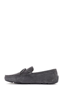Erkek Gri Süet Deri Loafer | Derimod Erkek Gri Süet Deri Loafer | Derimod