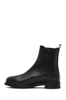 Women's Black Leather Chelsea Boot | Derimod Women's Black Leather Chelsea Boot | Derimod
