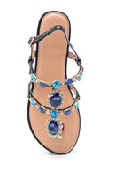 Women's Casual Stone Detailed Sandals | Derimod Women's Casual Stone Detailed Sandals | Derimod