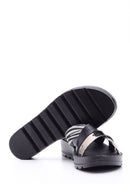 Women's Zebra Detailed Slippers | Derimod Women's Zebra Detailed Slippers | Derimod