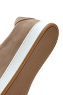 Men's Beige Lace-Up Nubuck Leather Sneaker | Derimod Men's Beige Lace-Up Nubuck Leather Sneaker | Derimod