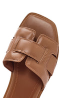 Women's Tan Slippers | Derimod Women's Tan Slippers | Derimod