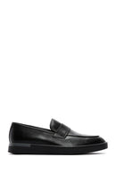 Men's Black Leather Casual Loafer | Derimod Men's Black Leather Casual Loafer | Derimod