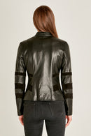 Capri Women's Leather Jacket | Derimod Capri Women's Leather Jacket | Derimod